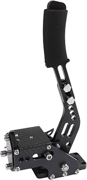 USB Handbrake For PC Racing Games, Aluminum Alloy Hall Sensor Hand Brake With Adjustable Spring, For Logitech G27 G29 G920 T500 T300, For Assetto Corsa Dirt WRCBlack