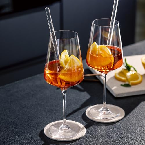 LEONARDO HOME Weißweingläser PUCCINI (6er Set) • Kratzfeste Weingläser (560 ml) • Spülmaschinenfest & Langlebig • Zeitlose Gläser für Weißwein • Modernes Design • Weißwein-Glas Puccini • 069553