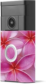 MightySkins Skin Compatible with Ring Video Doorbell - Flowers | Protective, Durable, and Unique Vinyl Decal wrap Cover | Easy to Apply, Remove, and Change Styles | Made in The USA