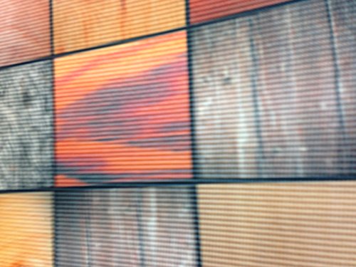 Tappeto cucina 52 x 240 legno colorato quadrotti