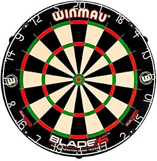 Winmau Blade 5 Dual Core Bristle Dartboard with Increased Scoring Area and Improved