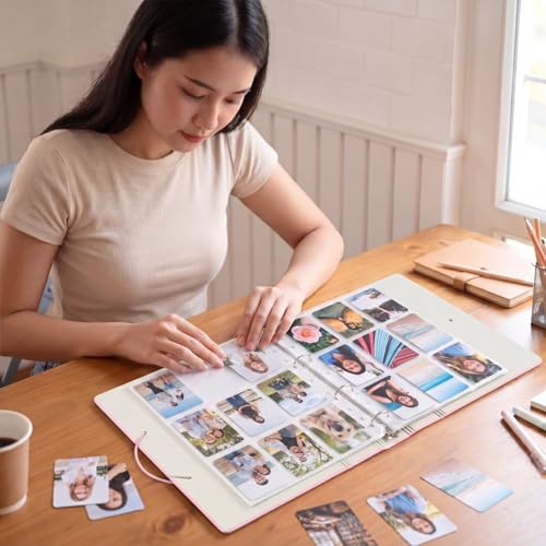 Porte-cartes photo Kpop luxueux avec couverture en cuir synthétique durable - 6