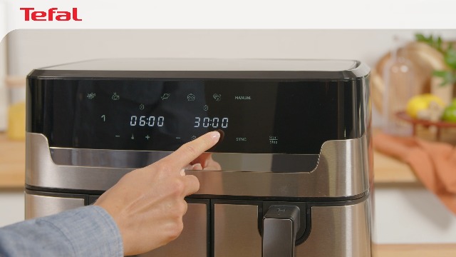 Tefal Dual Easy Fry Friteuse à Air Chaud Double Chambre