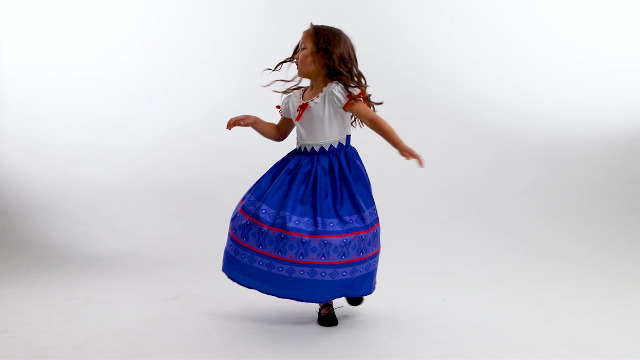 Disfraz completo princesa para niñas de 5-7 años miniatura 7