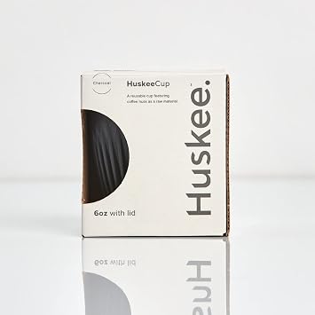 Huskee 6oz Cup & Lid – Single Retail Pack (Charcoal)
