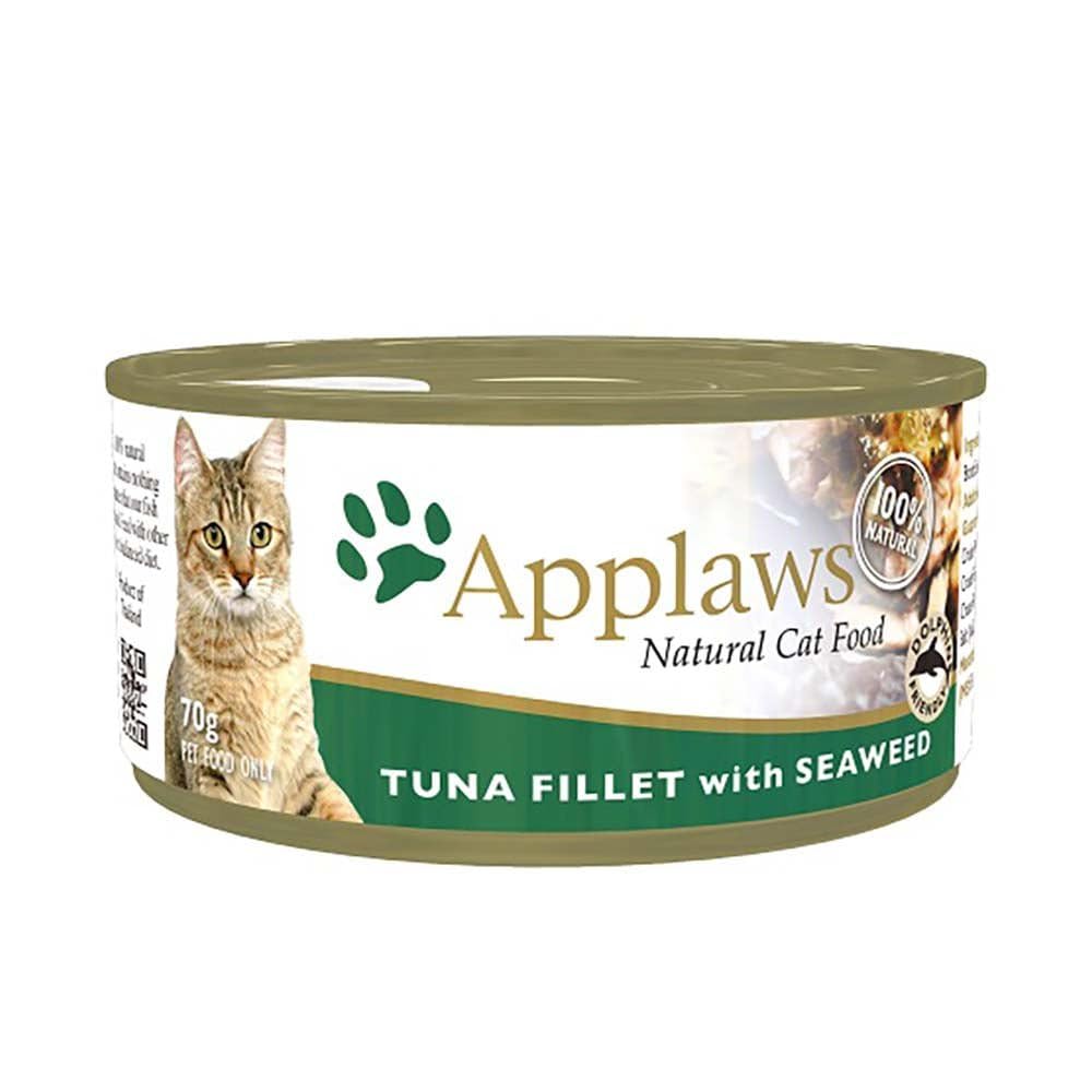 Applaws Natural Premium Wet Cat Food for Adult Cats, Tuna Fillet with Seaweed in Broth Pack of 24 x 70g Cans (B0BVWC2VTB) Amazon Price History, Amazon Price Tracker