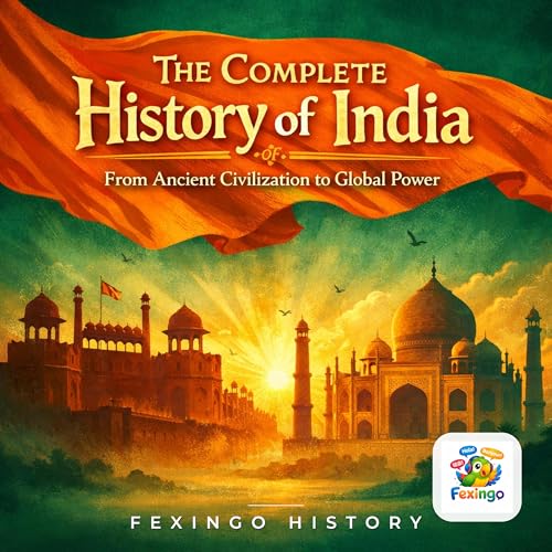 The Complete History of India: From Ancient Civilization to Global Power &mdash; Fexingo History cover art
