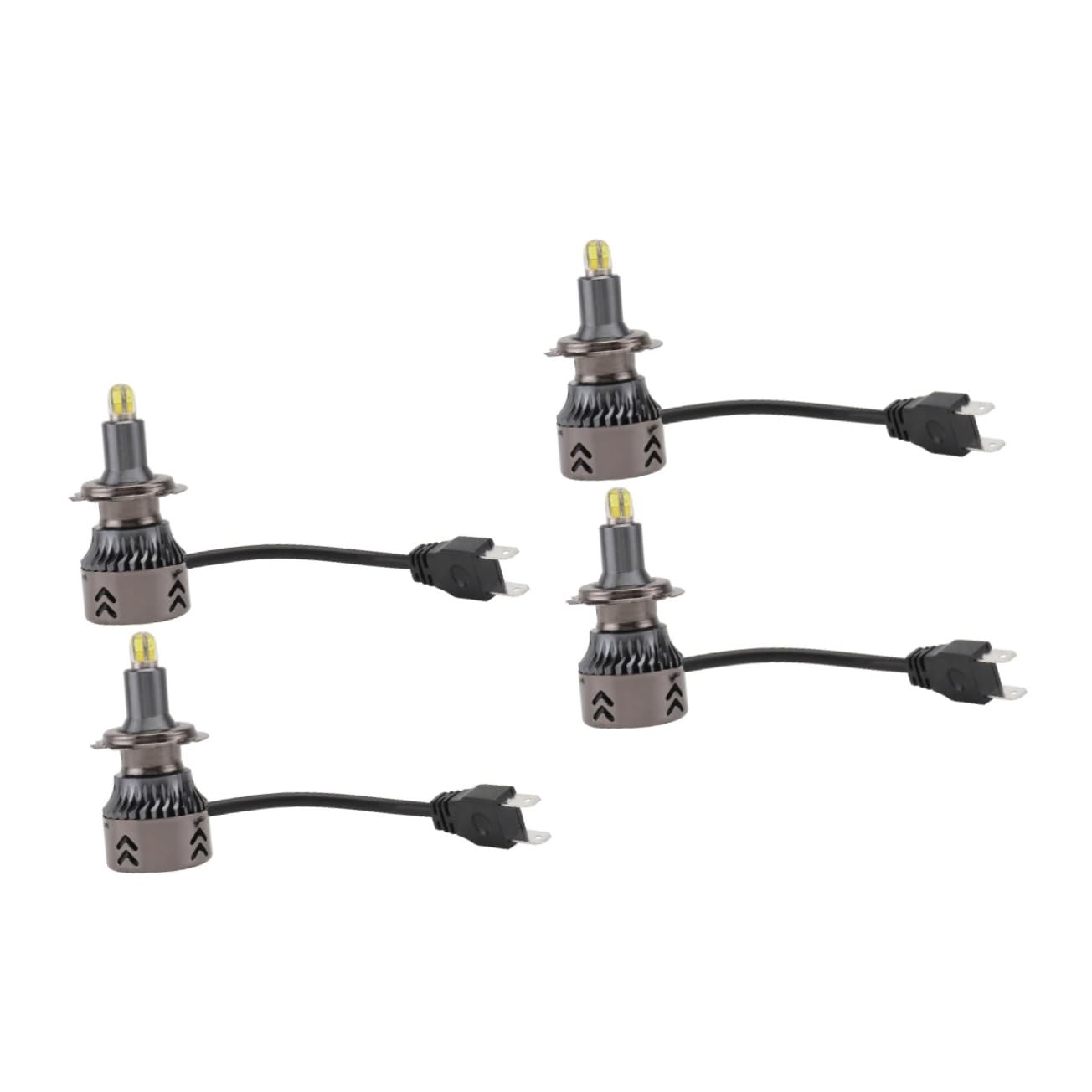 PACKOVE 4pièces Ampoules Led Remplacement De Phares Avec La Surchauffe Éclairage Haute Et Basse Faisceau Compatible