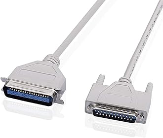 DB25 Male to Centronics 36 Male Parallel Printer Cable IEEE1284 LPT Printer Cable Wire for Dot Matrix and Old Inkjets Printer (3 Meter)