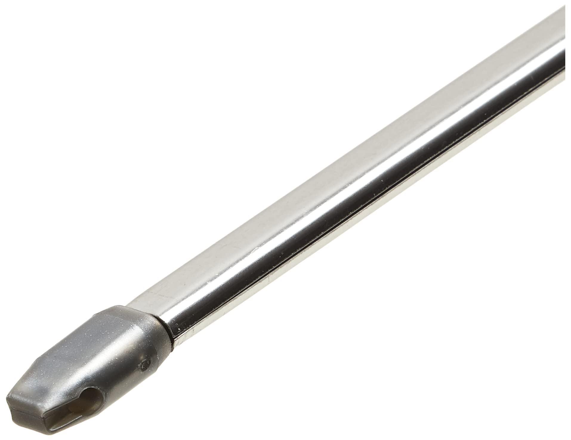 GARDINIA Drążek do zazdrosek, Wysuwany, Metal/Tworzywo sztuczne, Chromowany, 100-160 cm, 2 szt.