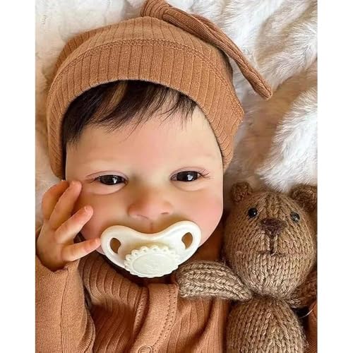 Muñeco Reborn Silicona Niño 18" Realista para Niños 3+ miniatura 4