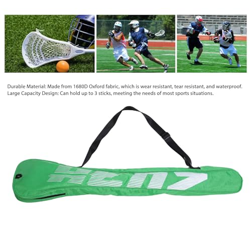 Bolsa de lacrosse Oxford con correa ajustable Dilwe para 3 palos 6