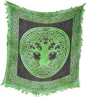 Algopix Similar Product 14 - Azure Green RASC93 18 in x 18 in Tree