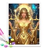 MOER SKY Libra Constellation Diamond Painting Kits for Adults, DIY 5D Constellations Diamond Art Full Drill for Adult, for Beginner Home Wall Decor Gift 12x16 Inch