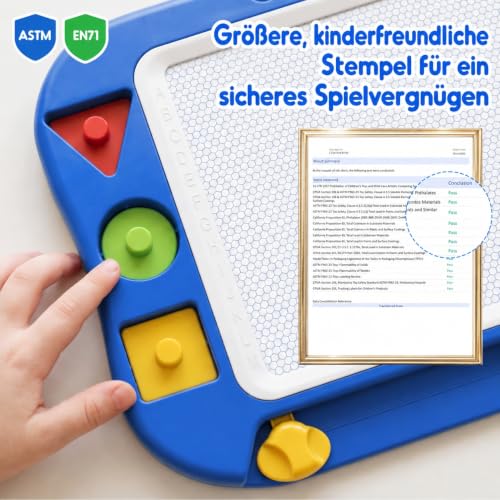 SGILE Magnetische Maltafel, Zaubertafel für Kinder, Groß 32 x 26 cm – Ansicht 6