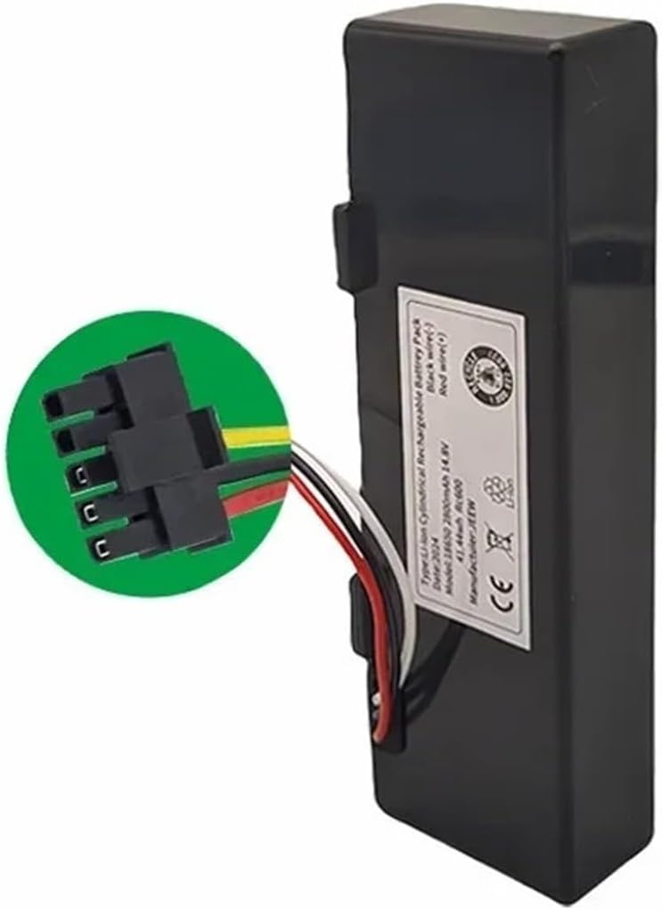 STYTJ02YM 14.8V Replacement Battery，Compatible with Xiaomi Mop Pro Robot Vacuum Cleaner，Compatible with Yunmi MVVO1-JG/Haier JX37(4800mAh)