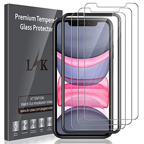 LK [3 Pack] Protector Pantalla iPhone 11 / iPhone
