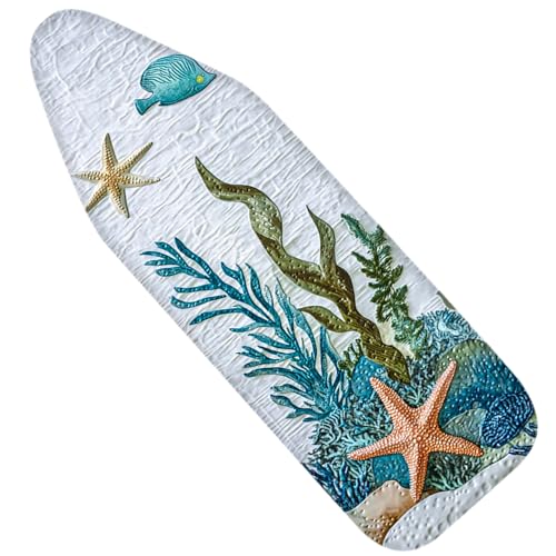 Image of Nuxovilar Sea Creature Ironing Board Cover 15x54 Inches Polyester