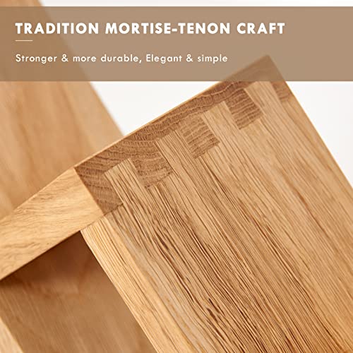 Trwiswdc Wine Rack Countertop Oak Wooden Wine Bottle Holder Rustic Free Standing Wine Storage Racks For Tabletop, Hutches And Display Cabinets - No Assembly Required (Natural) #TOP1