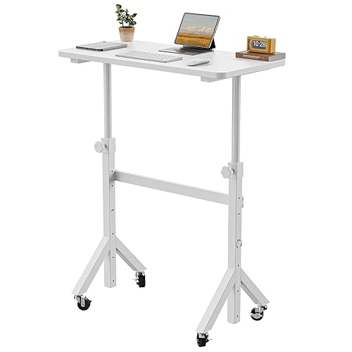 ErGear Small Standing Desk Adjustable Height, 6 Height Settings Up
