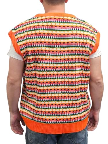 Magical Mystery Paul Fair Isle Pattern Sweater Vest4