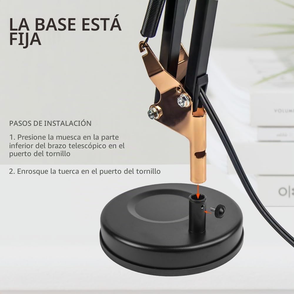 DUEBEL Lámpara de Calor para Alimentos, Calentador de Isomalt y Chocolate para Modelar, Herramienta Profesional para Confiteros, Pasteleros y Chefs (Negro y Oro Rosa)