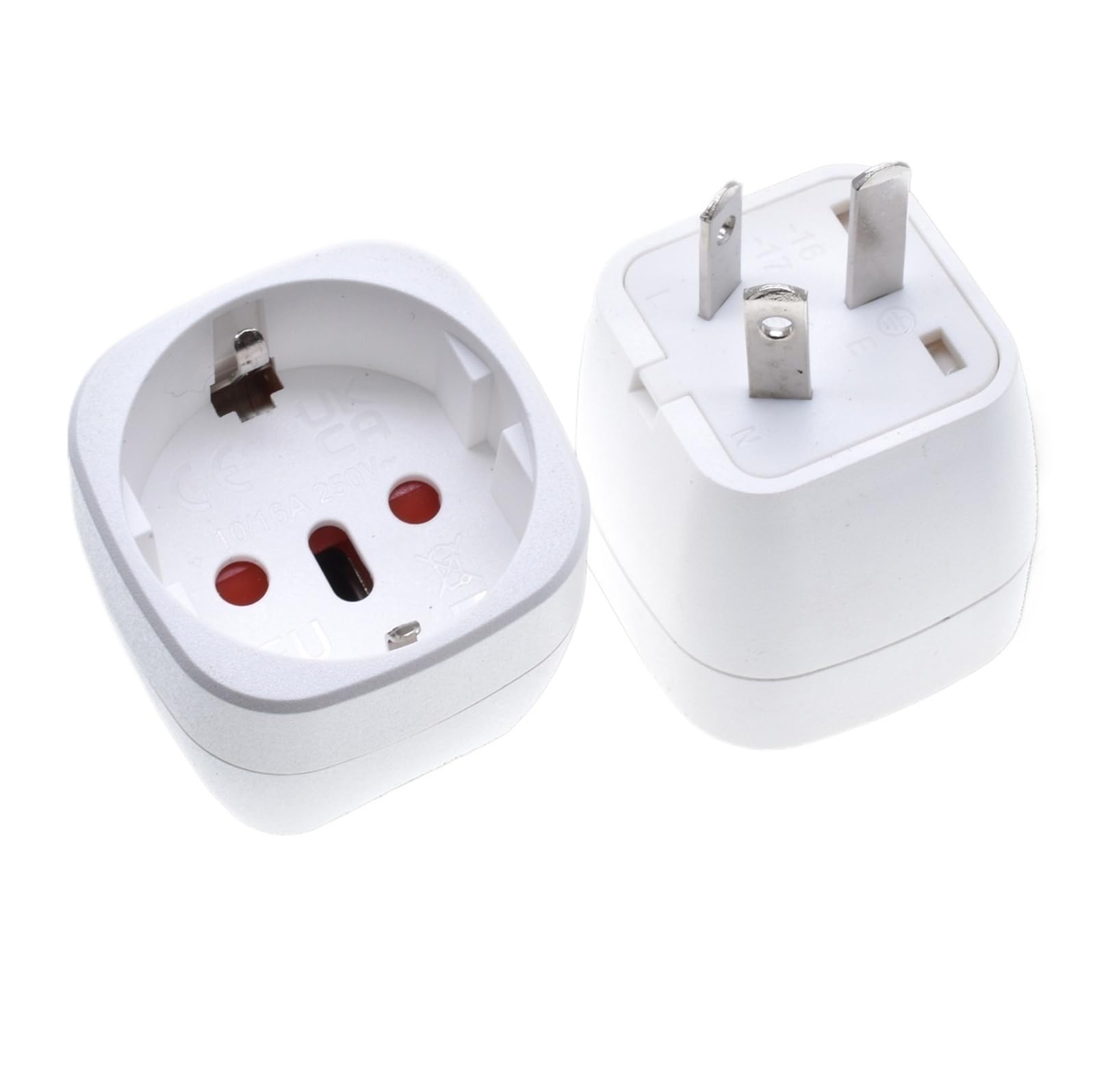 Adapter gniazda 220 V (EU-5 biały, 1 szt.)