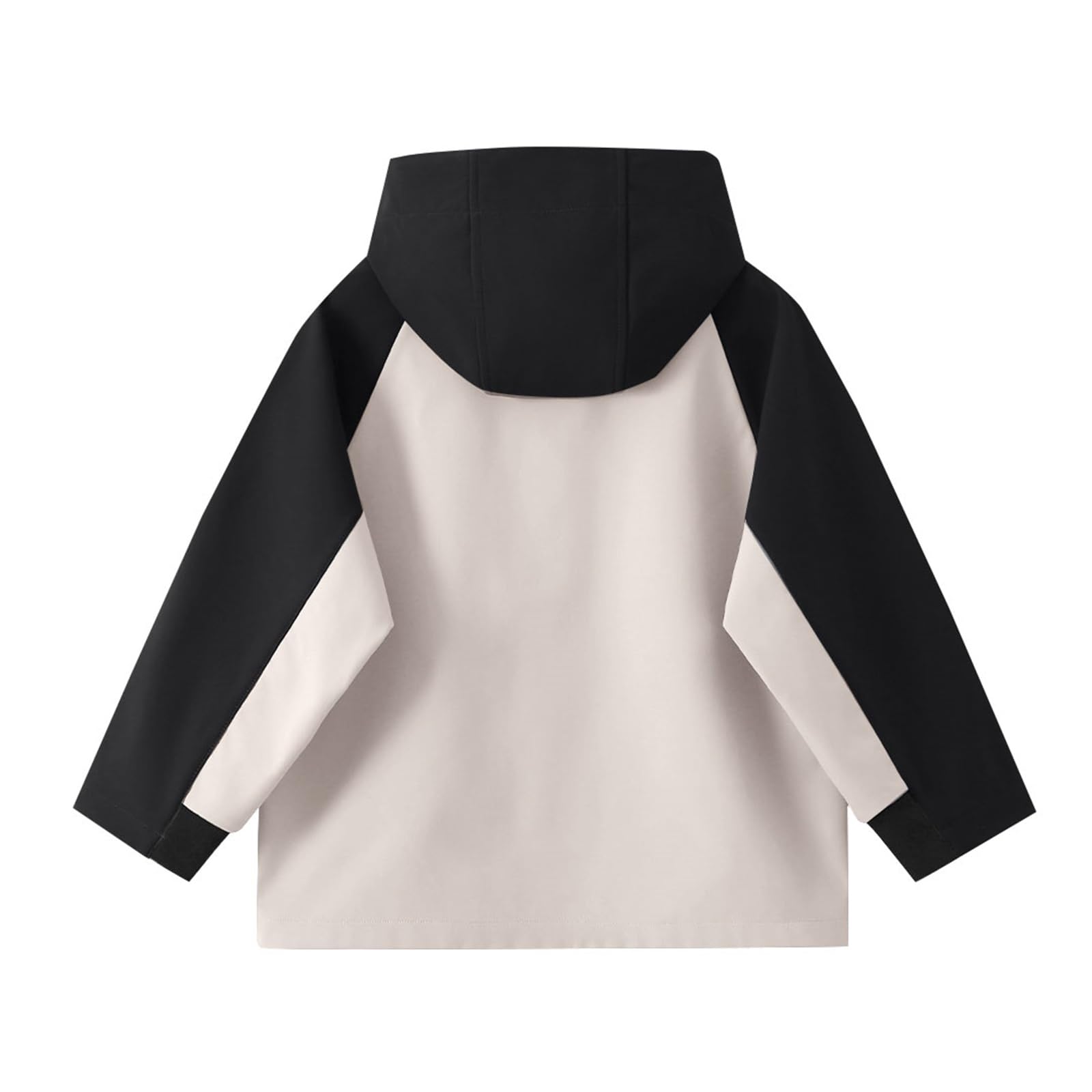 Giacca a vento per bambini Giacca a vento leggera antivento con cappuccio Cappotto per escursioni all'aperto Giacca casual oversize per bambini Scuola Outwear