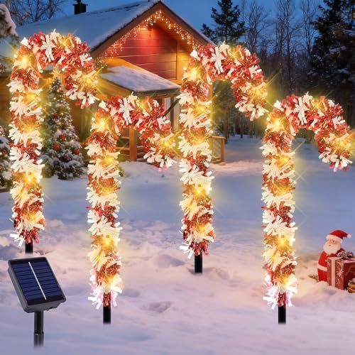 ZeiLaBang Kakadi 4 Stück Solar Weihnachtsbeleuchtung...