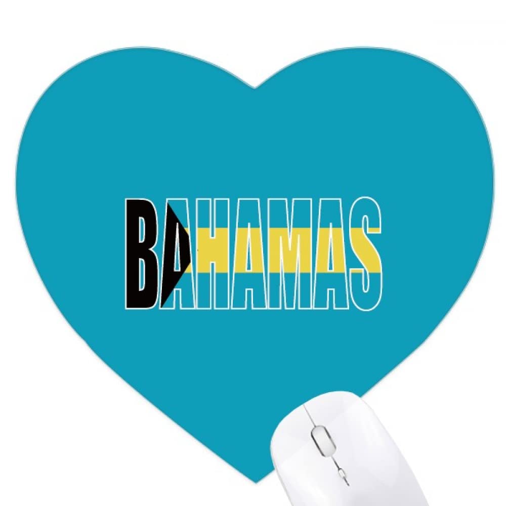 Tapis de souris Bahamas cœur pour décorer votre espace de télétravail