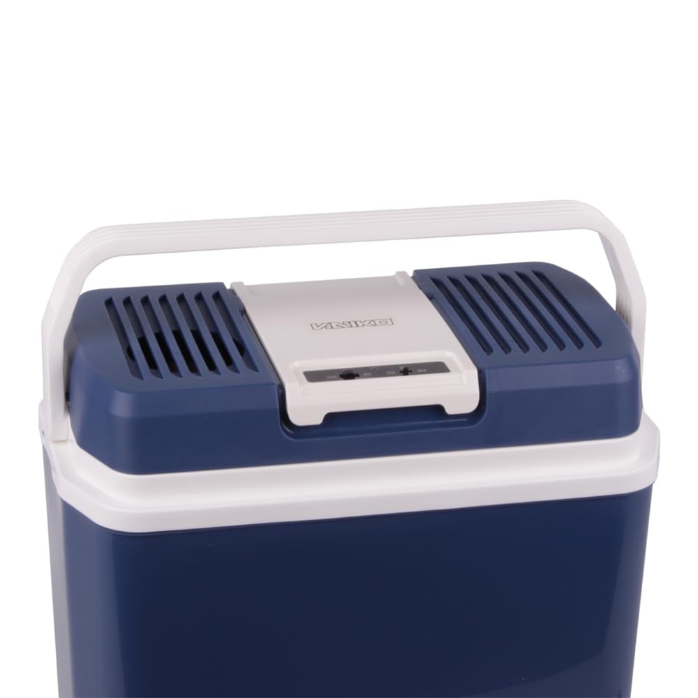 Kühlbox TKB24 tragbarer Kühlschrank 12V/230V – Thermoelektrisch, Warmhaltefunktion, ideal für Auto & Camping, ECO-Modus, Energieklasse E
