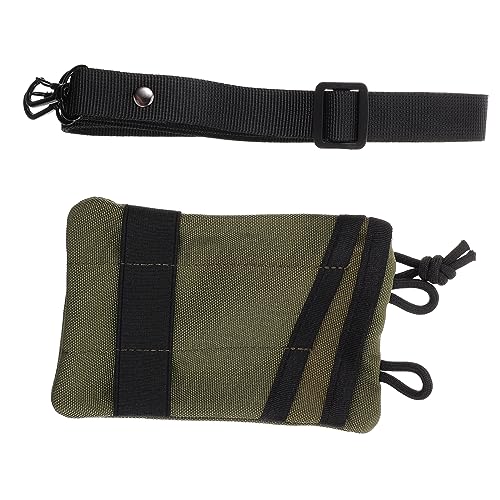 NUOBESTY marsupio all'aperto attrezzo custodia per attrezzi per la conservazione Vita borsa degli attrezzi da tasca borse e organizer per riporre gli attrezzi Panno Oxford Verde