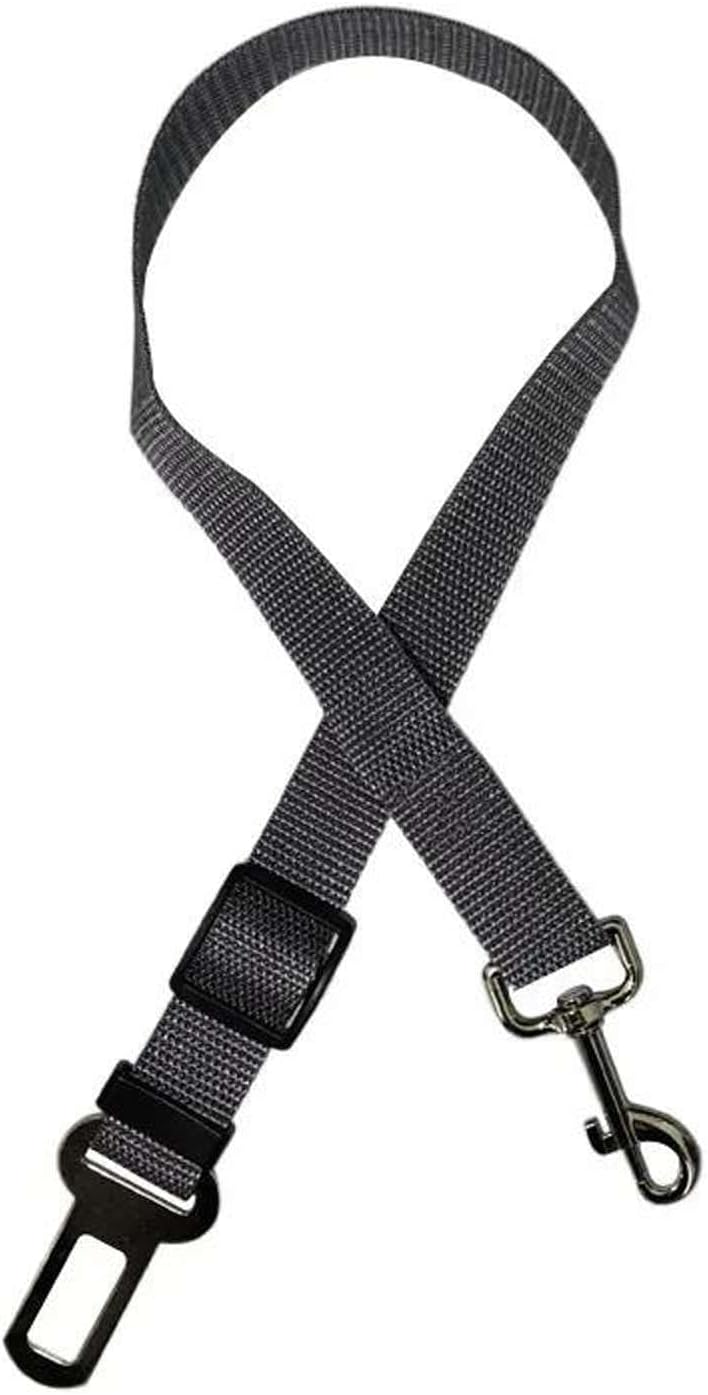 Adjustable Pet Cat Dog Car Seat Belt Pet Seat Vehicle Dog Harness Lead Clip Safety Lever