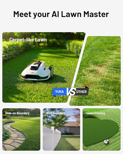 Mammotion YUKA Series Robot Lawn Mower,Ultrasense AI Vision+ RTK Positioning, Auto Mapping, App Control - Image 6