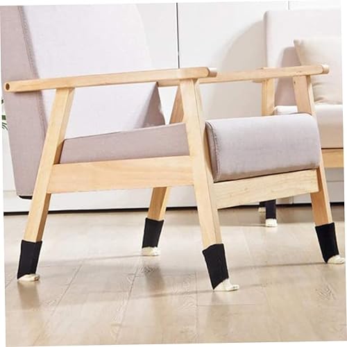 Miniatura 5 de Protectores de suelo para patas de silla funda para patas de mesa de patas de gato 16 piezas calcetines antideslizantes para patas de silla