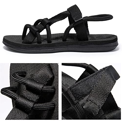 Men Sandalias Sandals for Male Beach Couple Shoes Leisure Antiskid Footwear Slip On Flat Slippers(White-Dinosaur Doodle4,37 Code)3