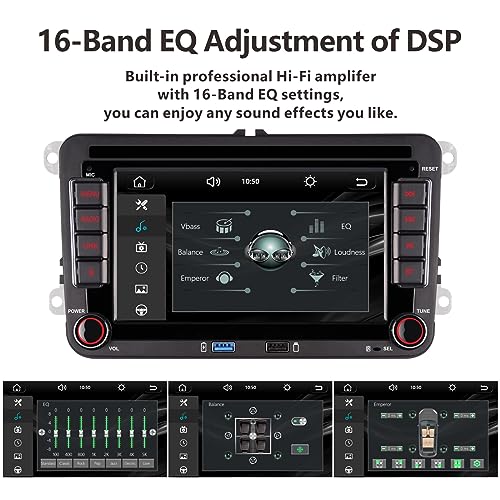 Autoradio a doppio din con CarPlay senza fili