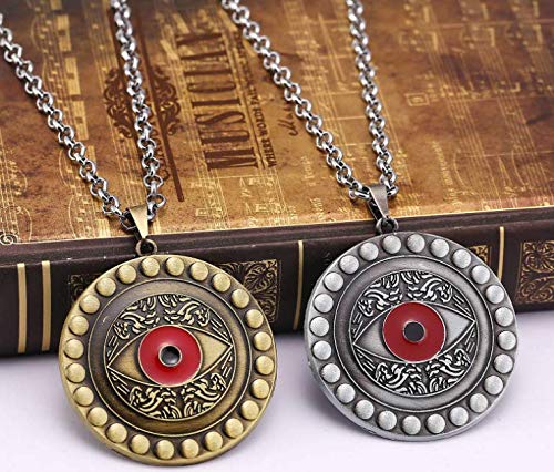 HUAWELL 2 Piece Vintage Jewelry Do Strange Eye of Agamotto Pendant Necklace2