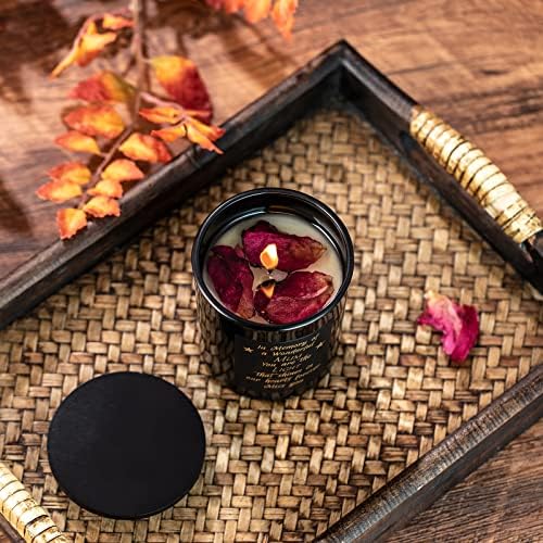Jasmine Scented Memorial Candles Gifts for Friends,Husband,Family,Memorial Candle,Passed Away Memory Gift,Memorial Candles for Mum,Passed Away Mum Gifts