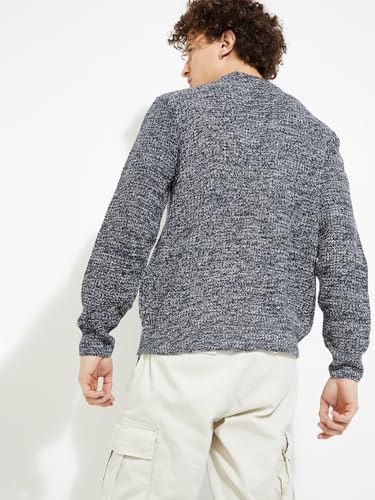Image of Max Men Acrylic Round Neck URB N Heavy Knit Sweater