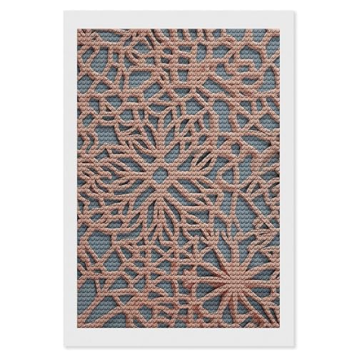 Kit d'art diamant pour adultes ELUZZIZUT idée cadeau DIY motif corail