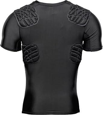 Zoombang IntegratedFootball Padded Compression Shirt Titan Series with Dri-Lex Technology