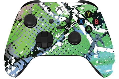 Image of Custom Controllerzz Wireless Controller for Microsoft Xbox Series X /S & Xbox One - Custom Soft Touch Feel - Custom Series X /S Controller (X /S Swamp Fade)