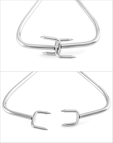 Miniatura 4 de QWORK Pinzas de inmersión para escultura, paquete de 2 pinzas de escultura de arcilla de acero inoxidable, herramientas de acristalamiento, alicates