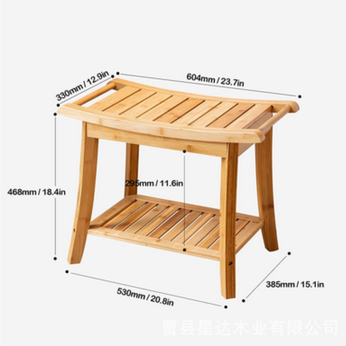 Taburete de ducha de madera de teca duradero con estante, resistente al agua y elegante, perfecto para comodidad y elegancia en el baño, mejora tu experiencia de spa