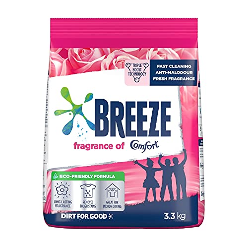 Breeze Powder Detergent Fragrance of Comfort 3.3kg (Packaging may vary)