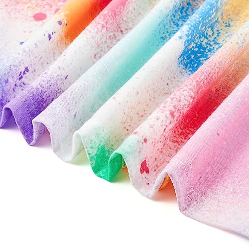 Zando Nightgowns For Women Short Sleeve Sleepshirts Soft Cotton Night Gowns For Adult Women Animal Cartoon Pajamas Women's Nightgowns & Sleepshirts Maternity Pajamas Tie Dyed Colorful X-Large #TOP5