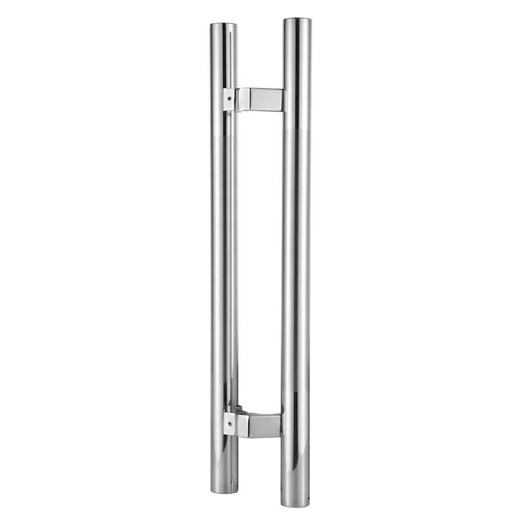 UGZPWQLNX Stainless Steel Round Tube Glass Door Handle, Door Pull Handle, Stainless Steel Round Tube, for Glass/Wooden/Metal Doors, Multiple Sizes(OneColor,1200X900Mm)