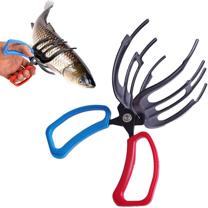 3 Claw Fish Gripper, Fishing Pliers Gripper Metal Fish Control Clamp Claw, Claw Fish Gripper Fish Pliers Fish Grabber Fish Grip Tackle Tool Control Forceps Fishing Accessories