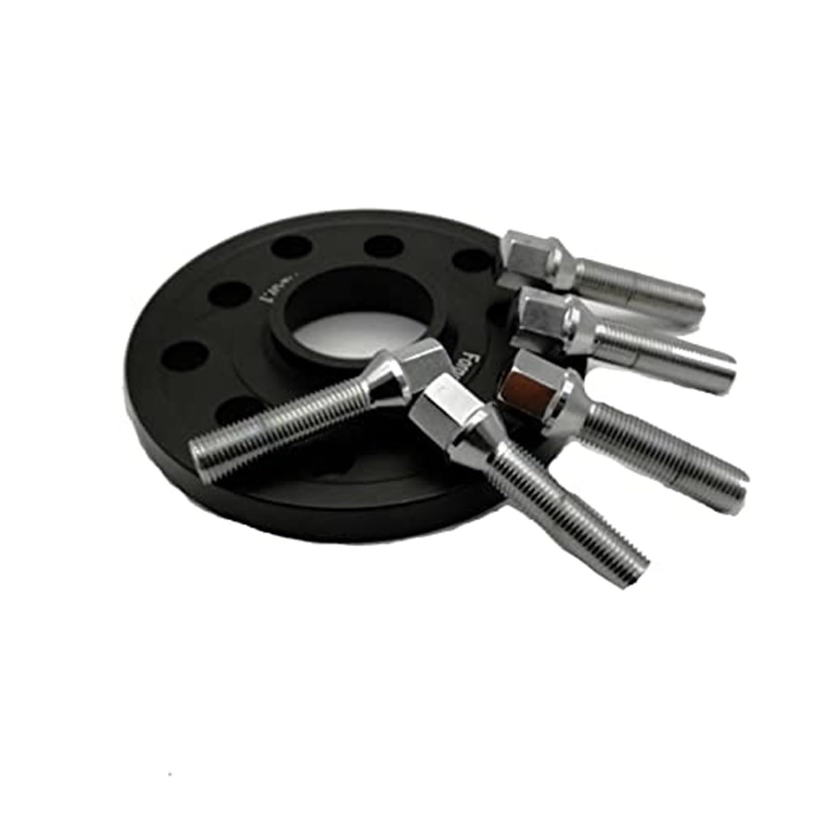 CEQUANA Dystanse kół 5x112 Hubcentric 66.6 Akcesoria samochodowe 20mm Aluminiowy adapter do kół, dla Benz, Fi, dla, Separadores samochodów Adaptery dystansowe kół centrowanych na piaście(BLACK